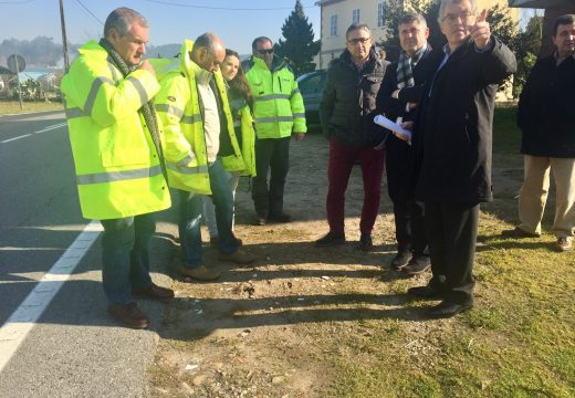 A Xunta inicia a construción dunha senda peonil en Dodro que dá continuidade á rede de camiños do municipio xa existente e mellora a seguridade dos peóns na estrada AC-305